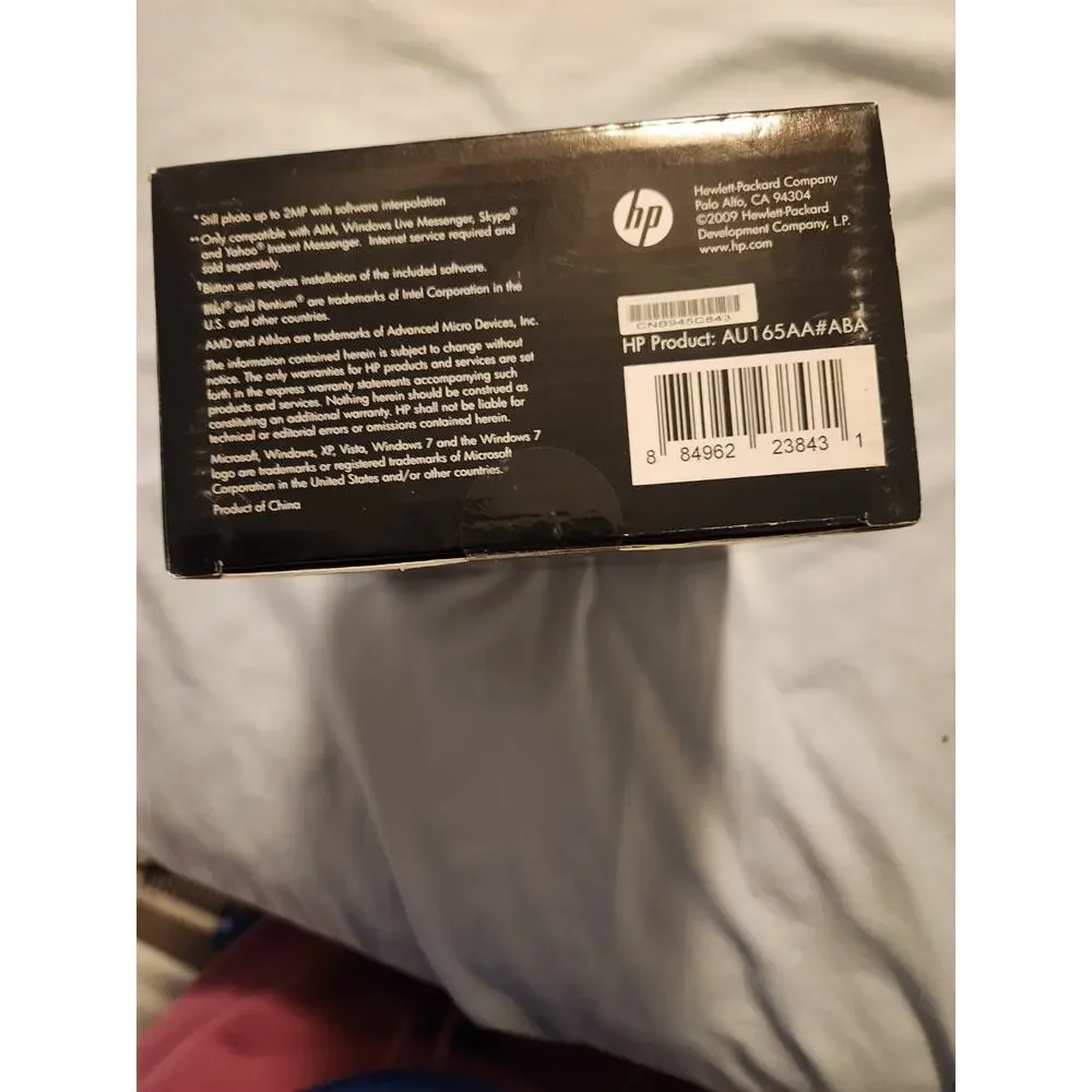 NEW IN BOX. HP Pro Webcam AU165AA - 640x480 2MP USB Video Camera